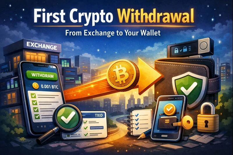 first crypto withdrawal