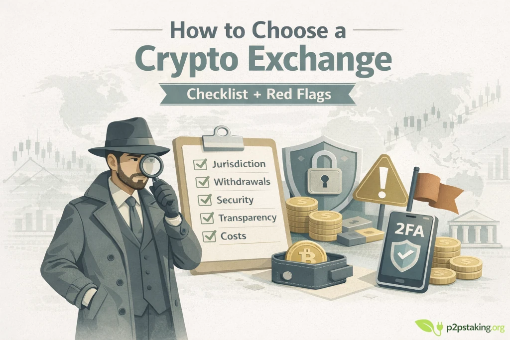 How to Choose a Crypto Exchange (Checklist + Red Flags)