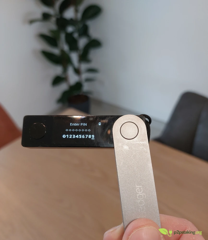 Picture that shows Ledger Nano X condition after 6 years of use